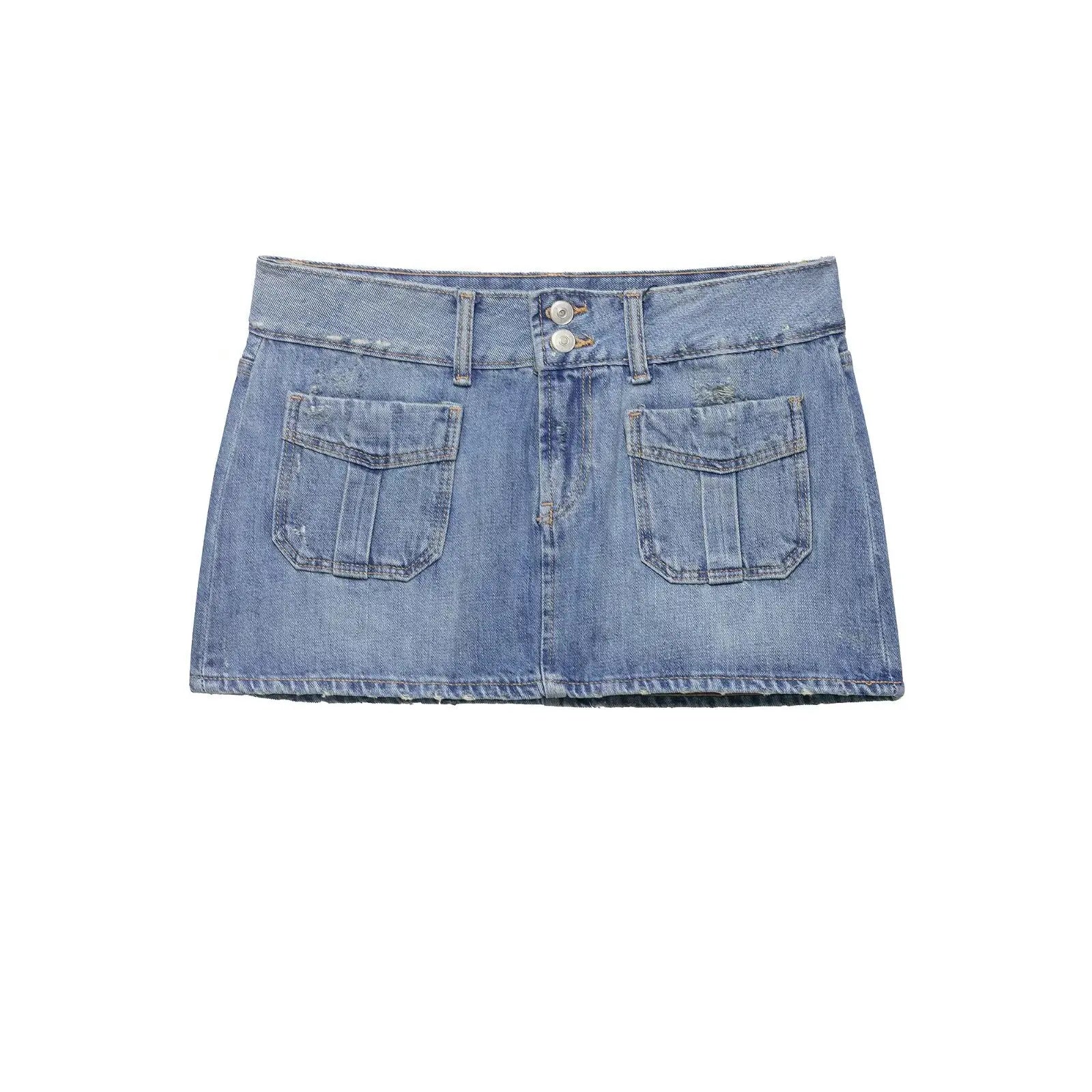Stylish mini sexy skirt, casual and versatile short skirt, women&
