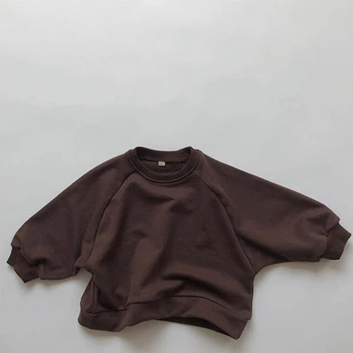 Children Clothing Japan Korean Style Autumn Spring Baby Girls Boys Casual Long Sleeve Sweatshirts T-shirt Kids Pullover Tops