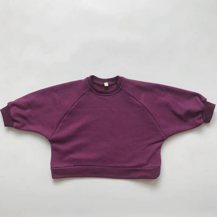 Children Clothing Japan Korean Style Autumn Spring Baby Girls Boys Casual Long Sleeve Sweatshirts T-shirt Kids Pullover Tops