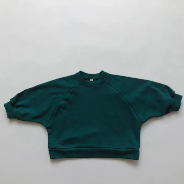Children Clothing Japan Korean Style Autumn Spring Baby Girls Boys Casual Long Sleeve Sweatshirts T-shirt Kids Pullover Tops
