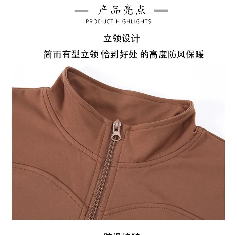 new Sportswear Woman Gym Yoga Sports Jacket Women&