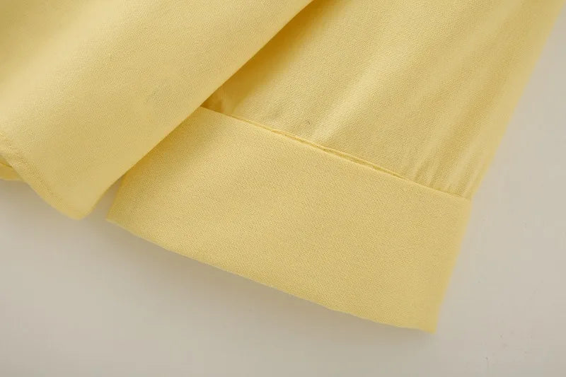 Womens Button Down Linen Shirts V Neck Roll Up Cuffed Sleeve Blouses Loose Collared Shirt Casual Formal Work Office Tops