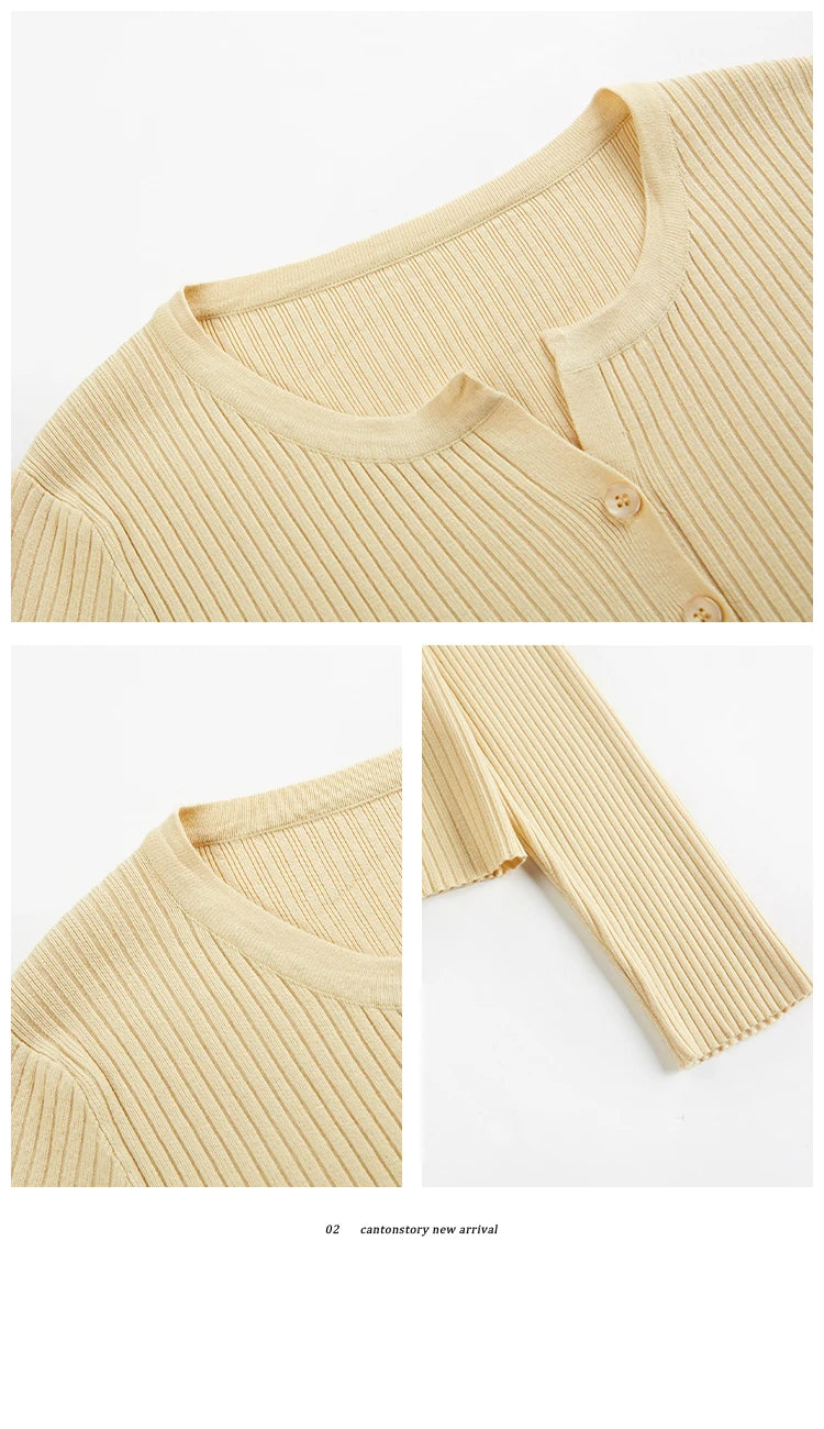 2026 Fashion Women Sweater Female Cardigan Thin Outerwear Short Short Design Sweater Long-sleeve Small Cape Blusa Feminina