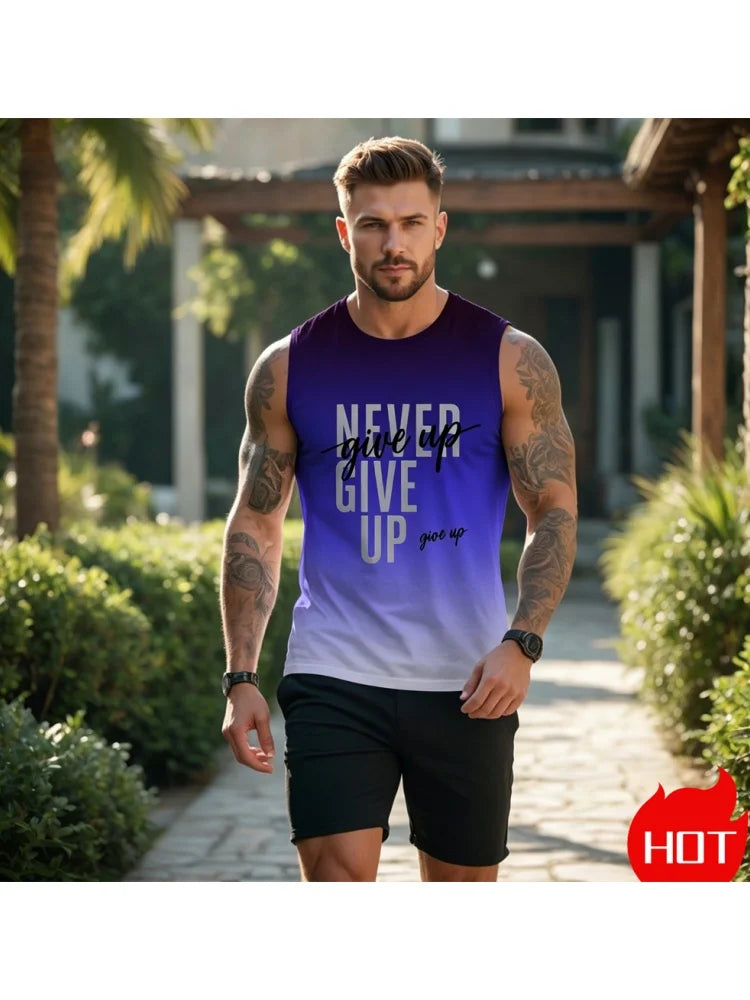 sleeveless T-shirt for man Summer men&