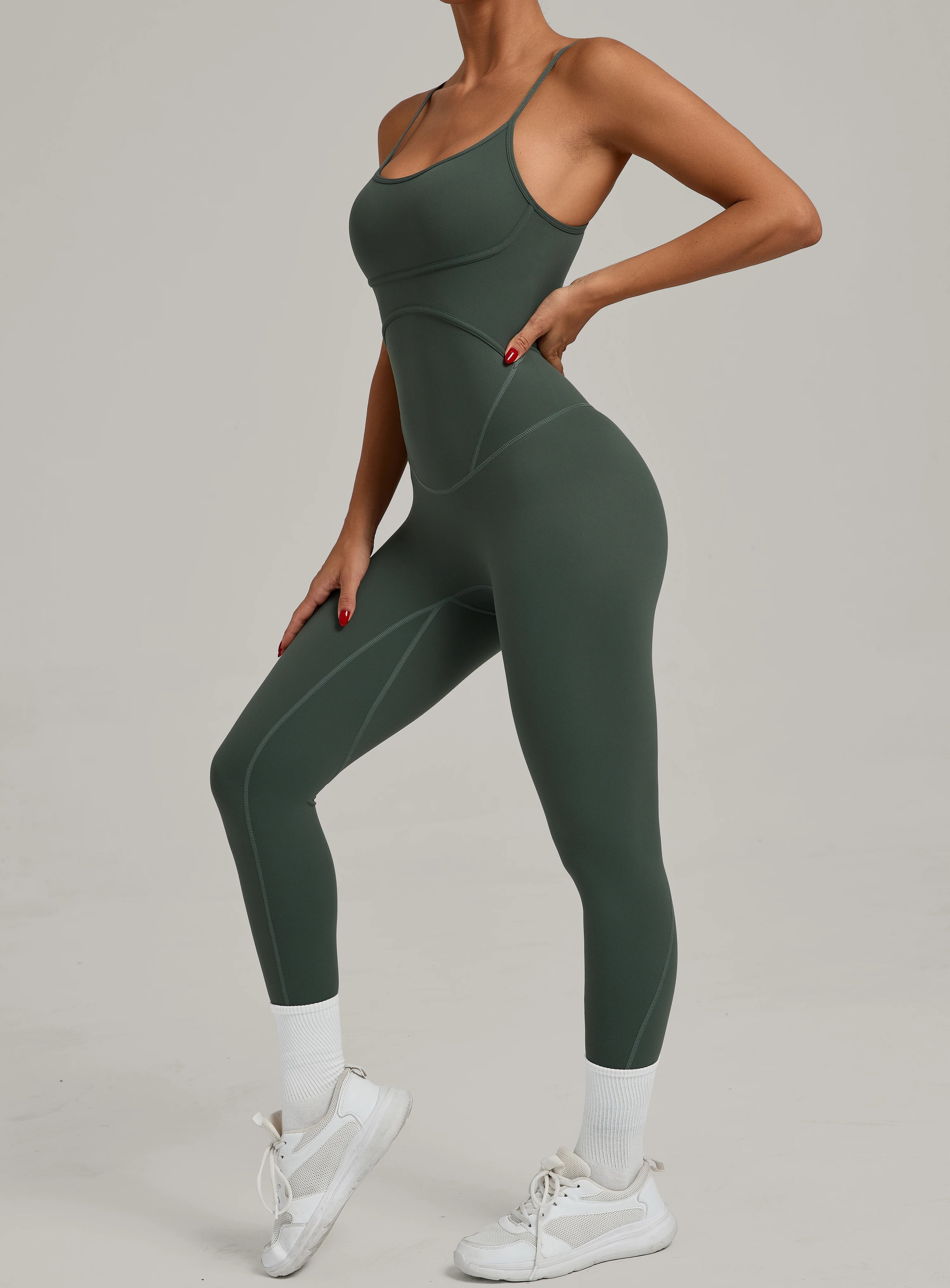Padded One-Piece Yoga Clothes Sportswear Women&