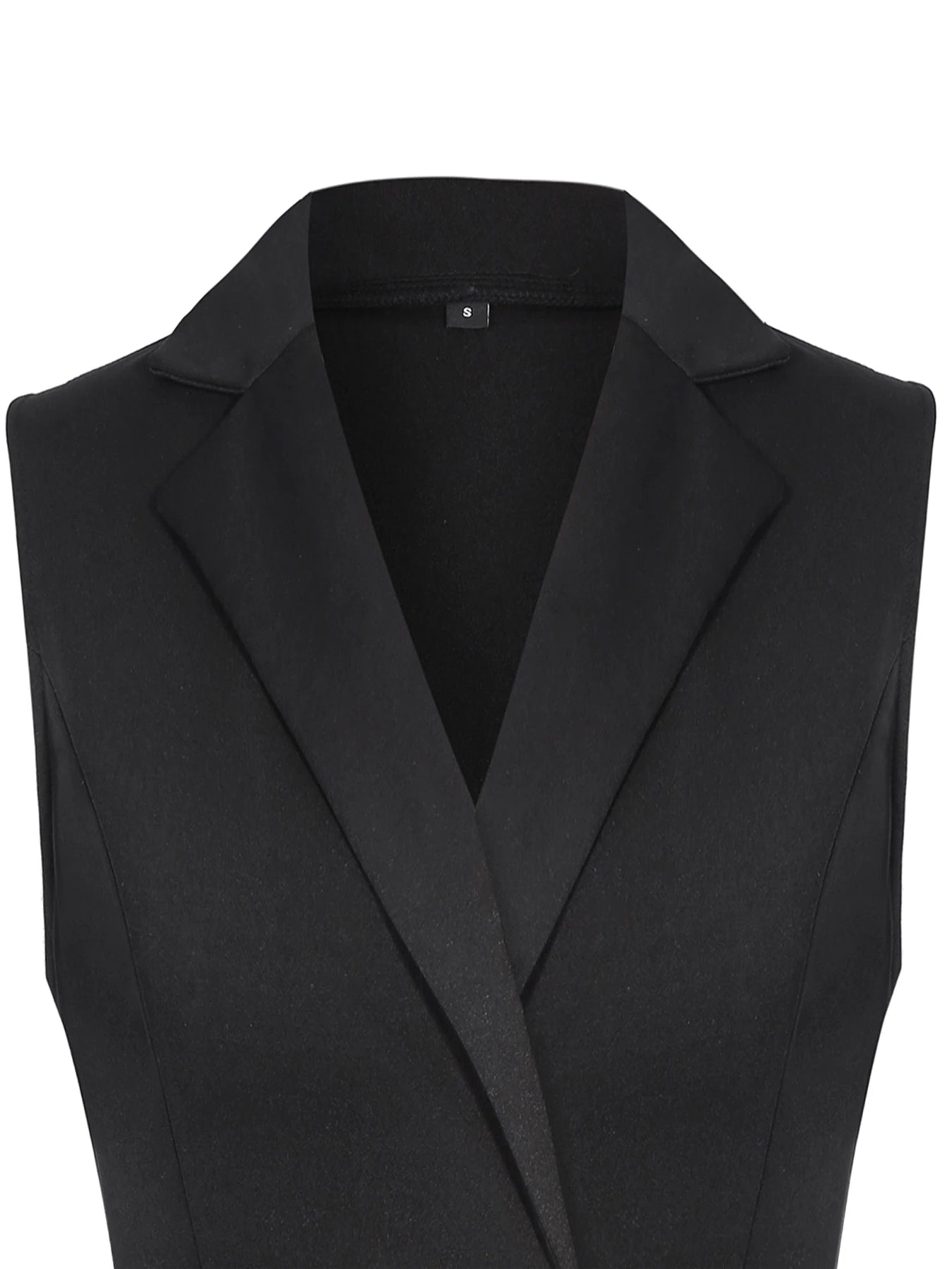 Women Summer Sleeveless asymmetrical shirt Sexy Deep V-Neck Button Casual T Shirt Black Long Tops For Women