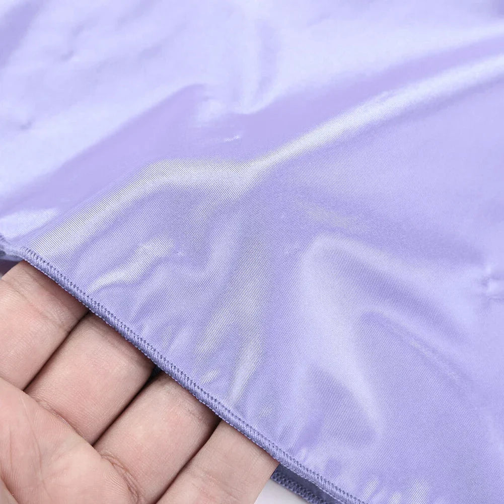 Sexy Womens Glossy Short Skirt Shiny Skater Dance Party Skirt A-line Skirt 2023 Fashion Summer Women&