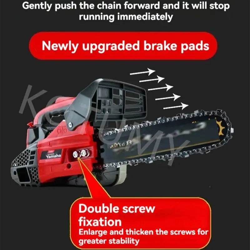 GasolineSaws Household Single Handheld Lightweight Imported Logging Saws 12 Inch Tree Cutting Machines Electric Saws