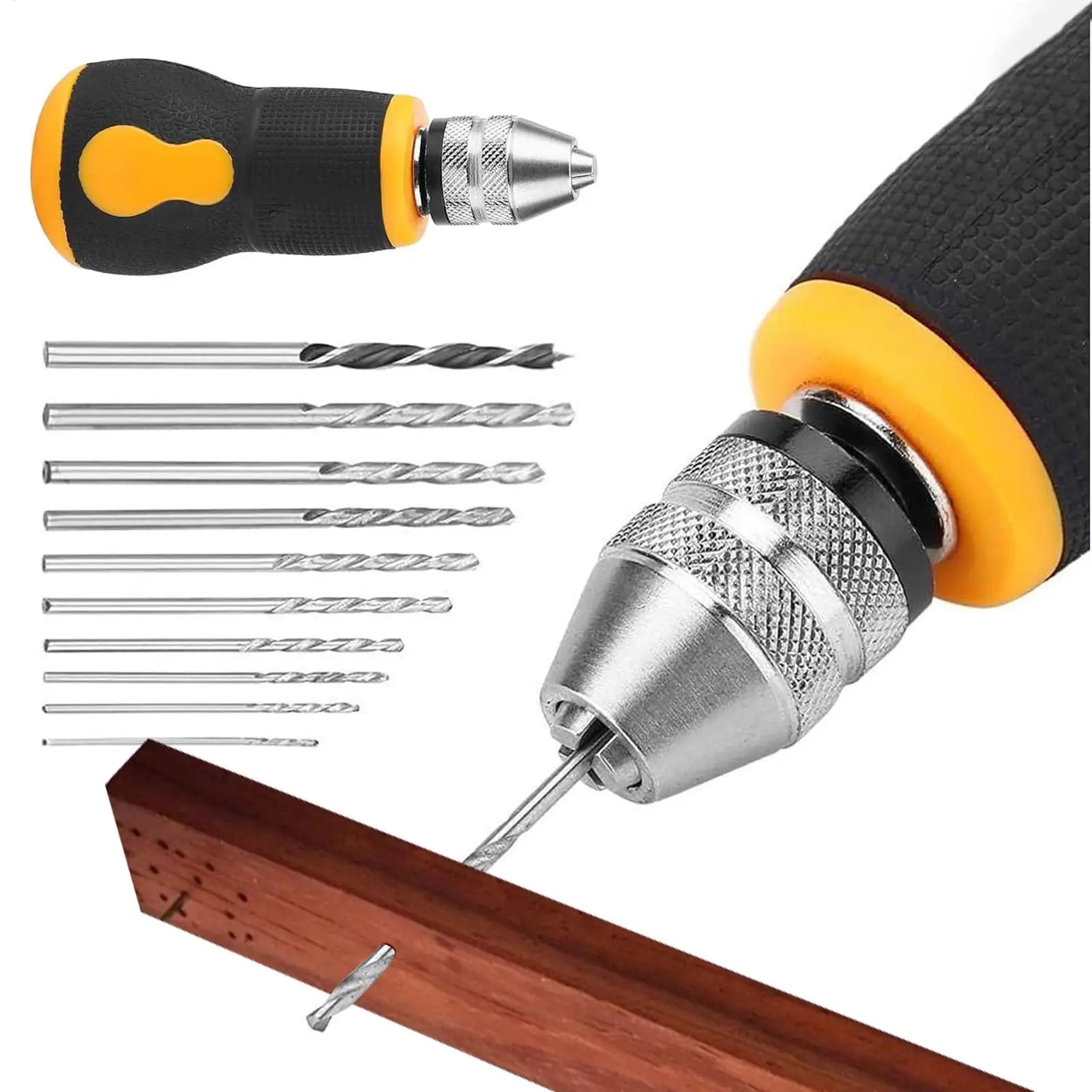 Hand Drill Set Woodworking Drilling Tools Mini Hand Drill Tool Portable Tool Set For Models Hobby DIY Jewelry Craft Hand tools
