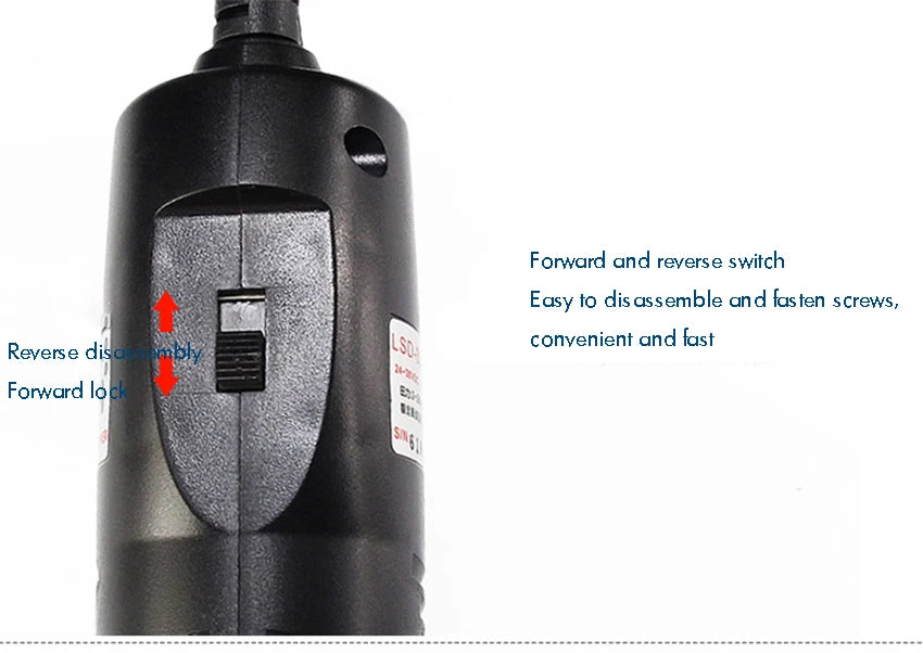 Electric Screw driver with Power Adapter, 800, 801, 802, 1/4 Interface, Adjustable Torque Power Screwdriver Screw Bit Gun