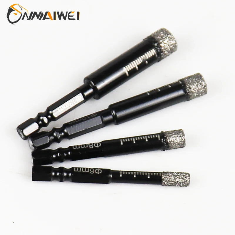 Drill For Porcelain Tiles Hexagonal Shank Brazed Dry Ceramic Tile Drill Bit Diamond Bit Angle Grinder Bit Tile Cutter