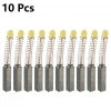 10pcs Carbon Brushes Replacement For Electric Motors Circular Saws Miter Saws Drills Hammer Drills Power Tool Access 20x5x5mm