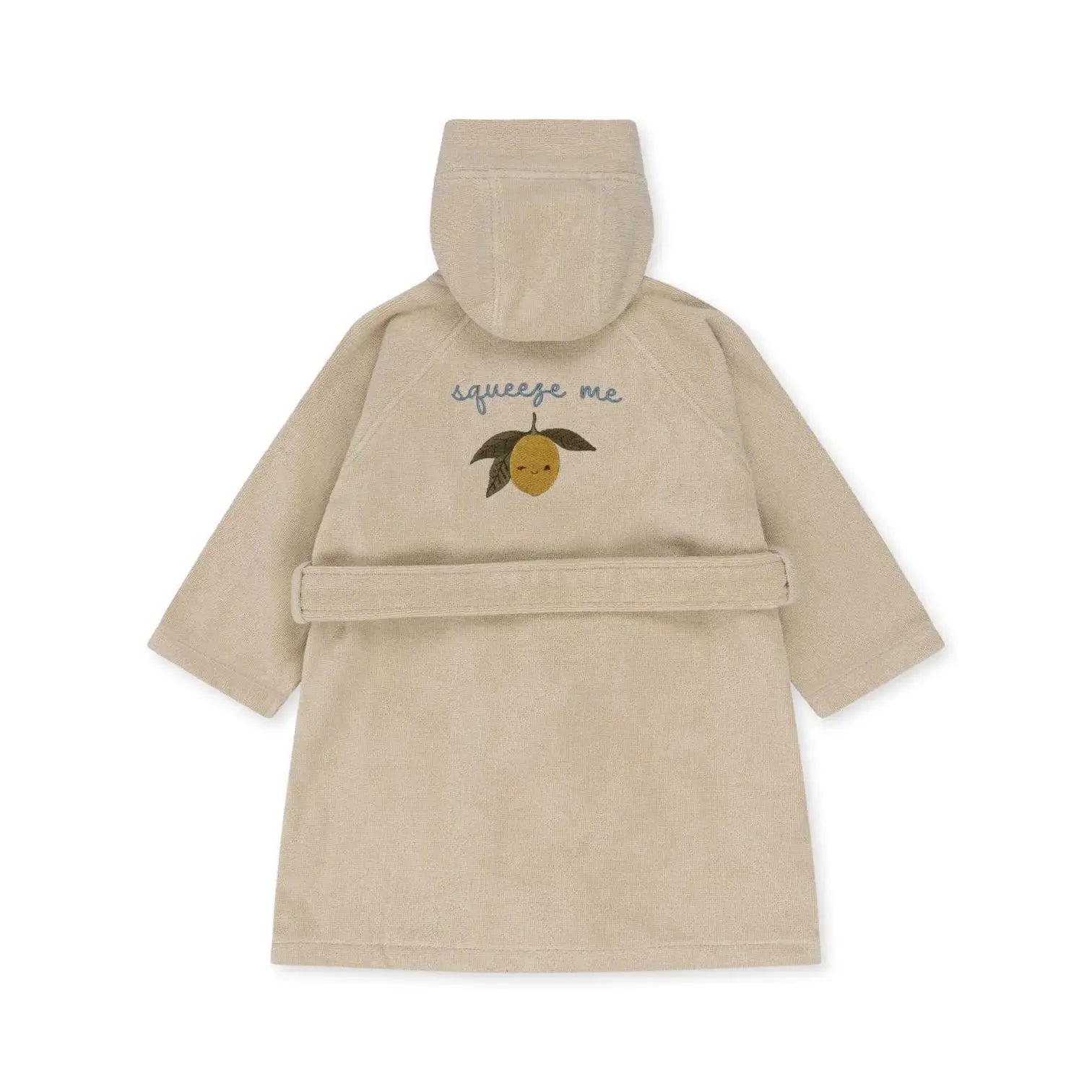 2024 KS Kids Cute Lemon Bathrobe Boys Girl Pajamas Toddler Clothing Children Soft Bath Robe Nightgown Teenager Towels 1-12 Years