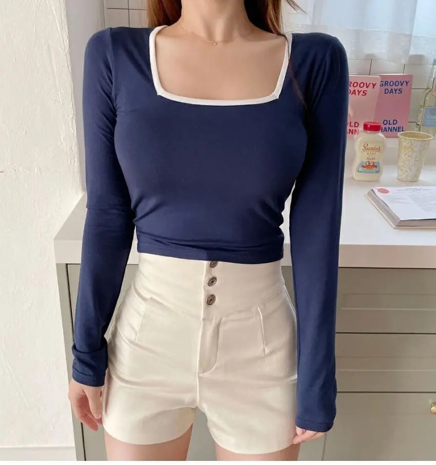 Shorts Women Classic Sporty All-match Slim Leisure Simple Holiday Faddish Streetwear Design Ulzzang Daily Solid Mature Folds New