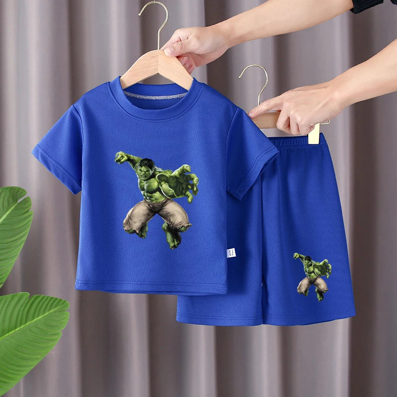 Summer Kids Clothing Set Breathable Casual Outfit for Boys And Girls Teenage Sports Suit Teen Trendy Clothes