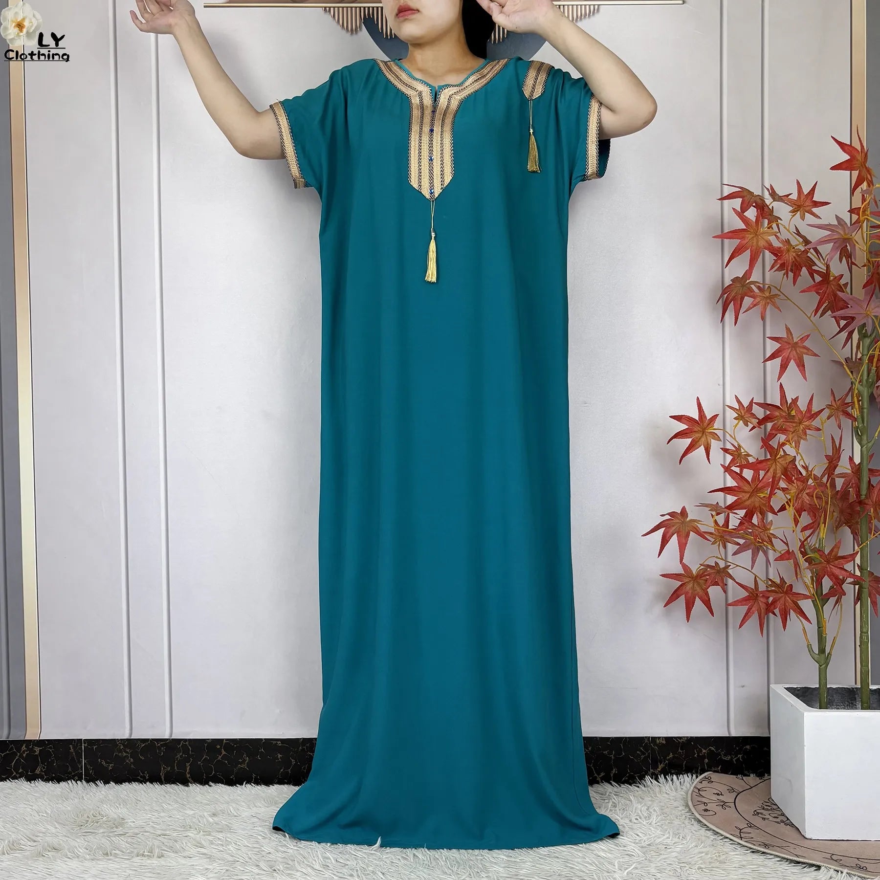 New Summer Kaftan Abaya 2023 African Dresses for Women Traditional Clothing Islam Prayer Attire Turkey Muslim Loose Robe Ramadan