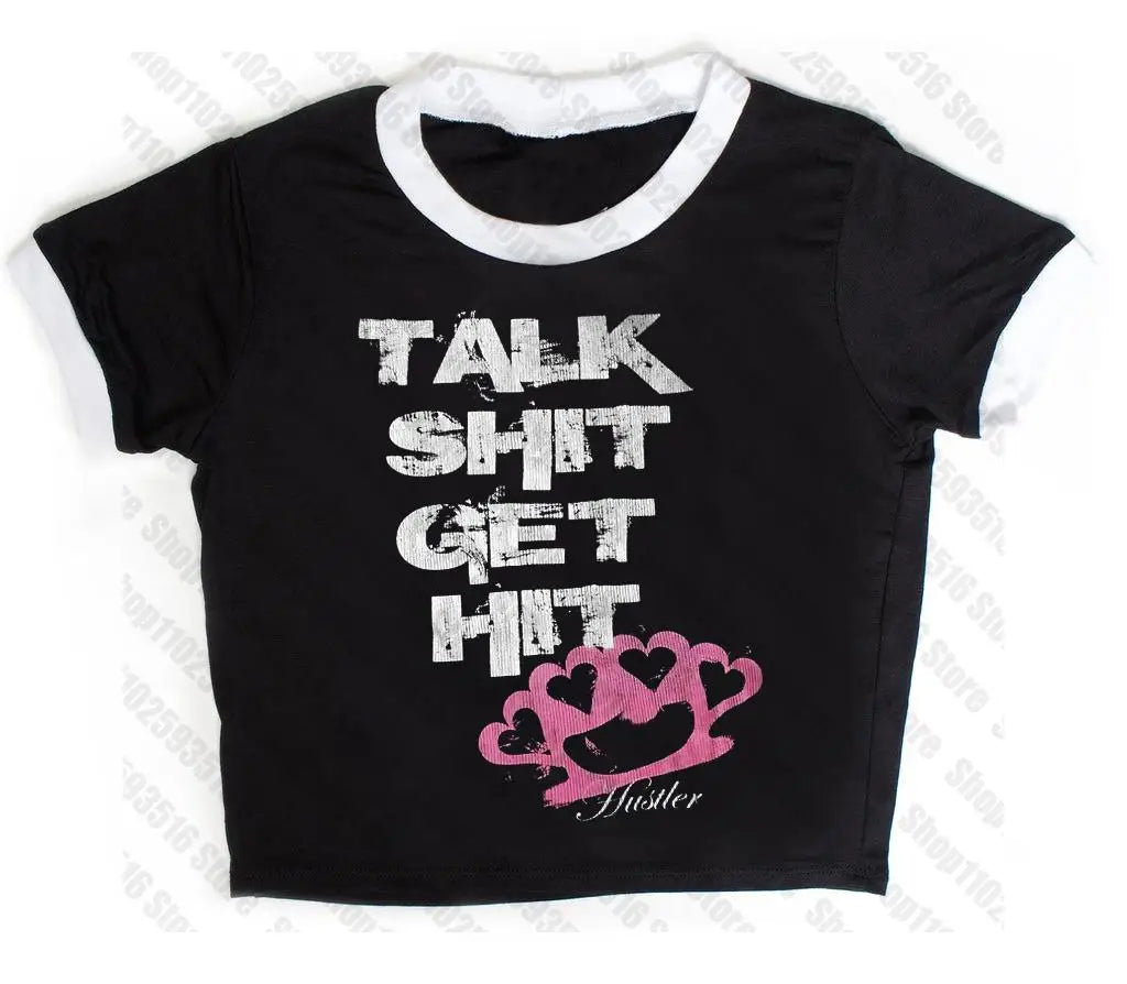 Crop Tops Y2k Vintage Top for Women 90s Vintage Clothes Women&