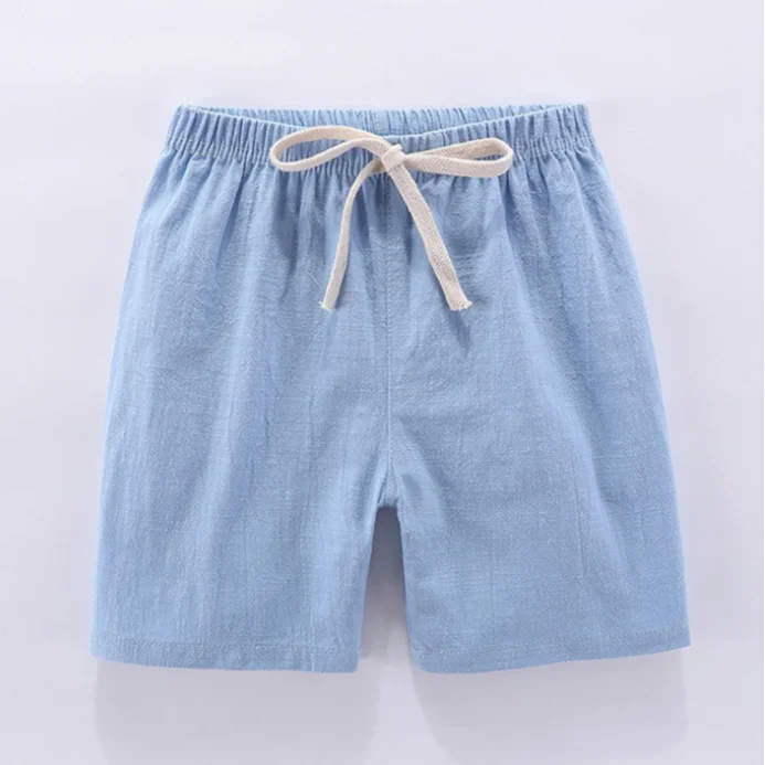 Short Pants Children Shorts for Boys Girls Clothes Cotton Solid Breathable Summer Casual Sports Beach Kids Shorts ElasticYoung
