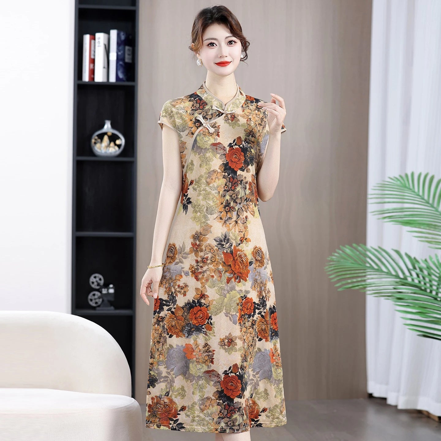 Fashion Clothes Vintage Dress for Women Clothing Streetwear Traditional Chinese Clothing Cheongsams Chinese Qipao Ethnic Style