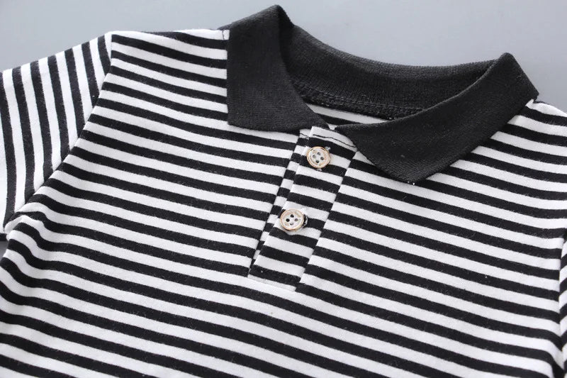 Kids Striped Clothing Sets Boys Girls Short Sleeve T-shirt+Shorts 2Pcs Children Clothes Suits Baby Tracksuit Outfits 1-5 Years