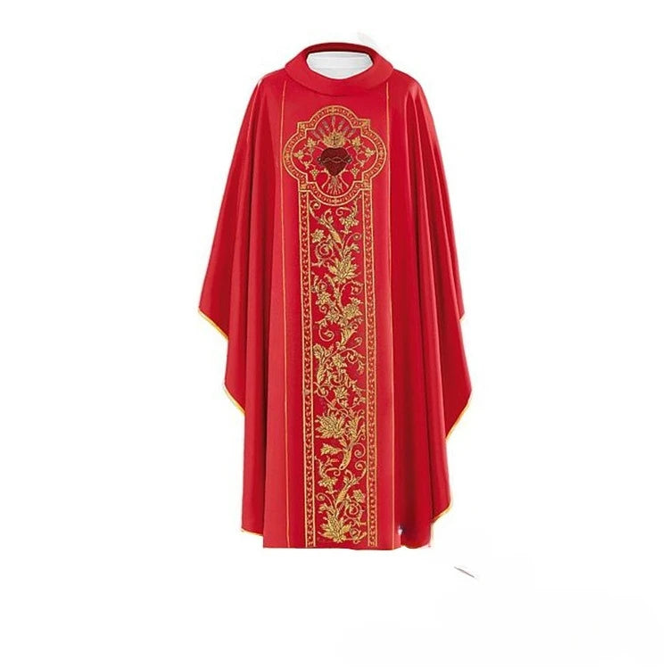 Adult Men Religious Priest Costume Cross Print Robe Cloak Church Clergy Monk Cape Gown