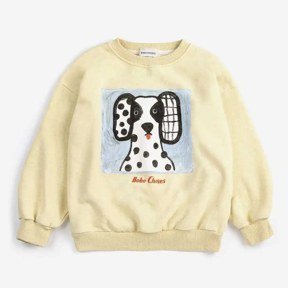 Kids Clothing 26 Boys Girls Hoodie Round Neck Plus Velvet Sweatshirt Girls Winter Clothes Boys Baby Tops Coat Child Clothing
