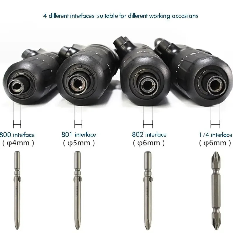 Electric Screw driver with Power Adapter, 800, 801, 802, 1/4 Interface, Adjustable Torque Power Screwdriver Screw Bit Gun