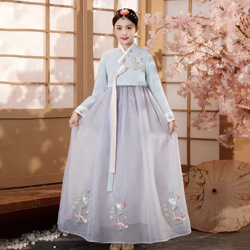 Hanbok for Women Korean Traditional Costume Minority Palace Performance Court Clothes Asian Ancient Costumes Party Hanbok Dress