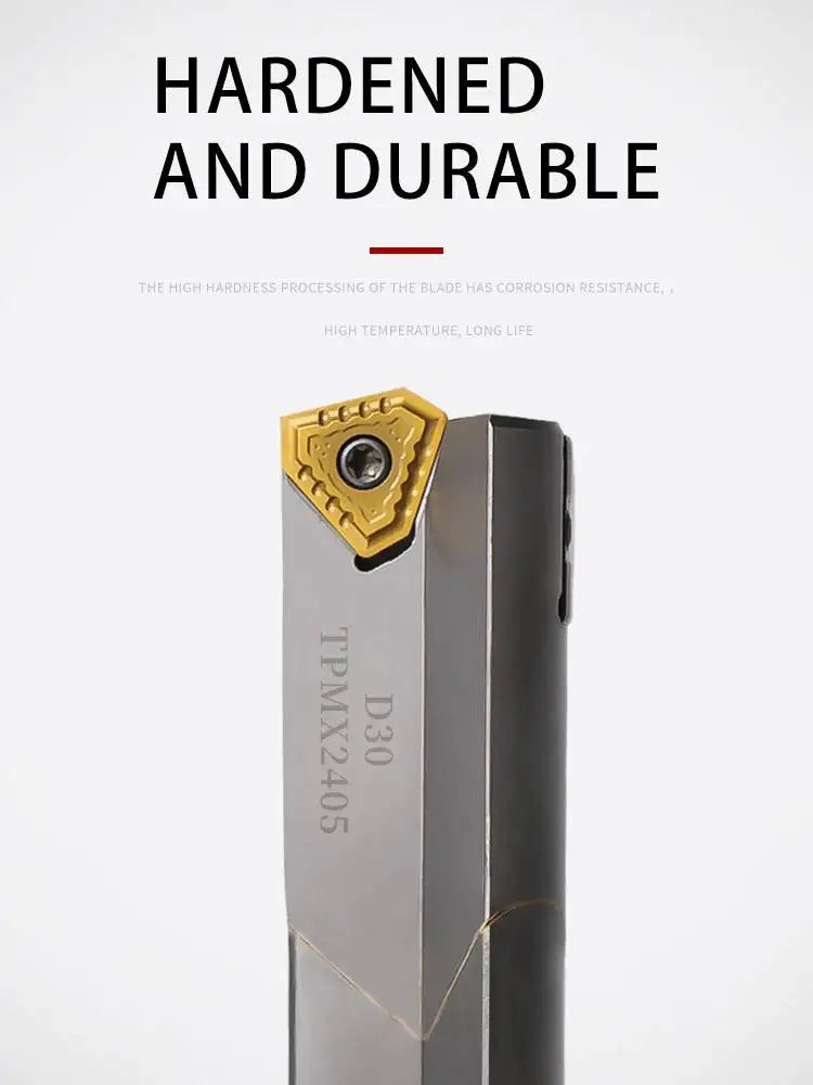 GD-DH D10-D40 Gun drills Deep drill Carrying Indexable TOGT110405 Cutting Edge and a Wiper for High Hole Surface Quality