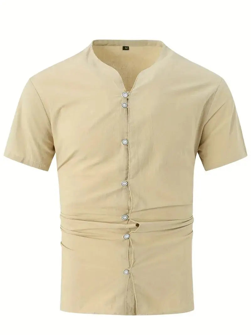 New linen shirt men&