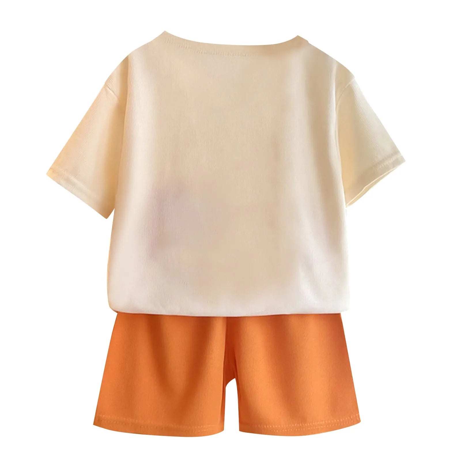 Boys Girls Cartoon Clothing Set Toddler Essentials Breathable Short Sleeve T-shirt Summer Outfit Soft Casual Loose Kids Shorts