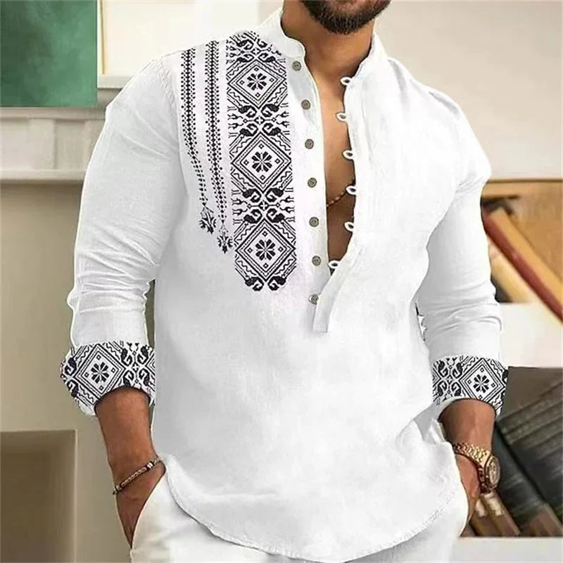 Linen shirt men&