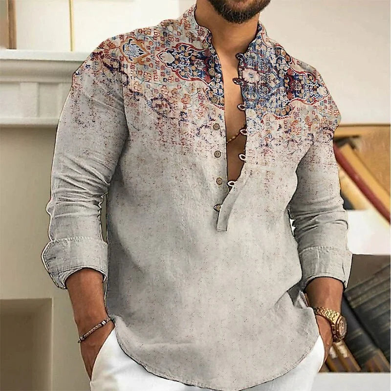 Linen shirt men&