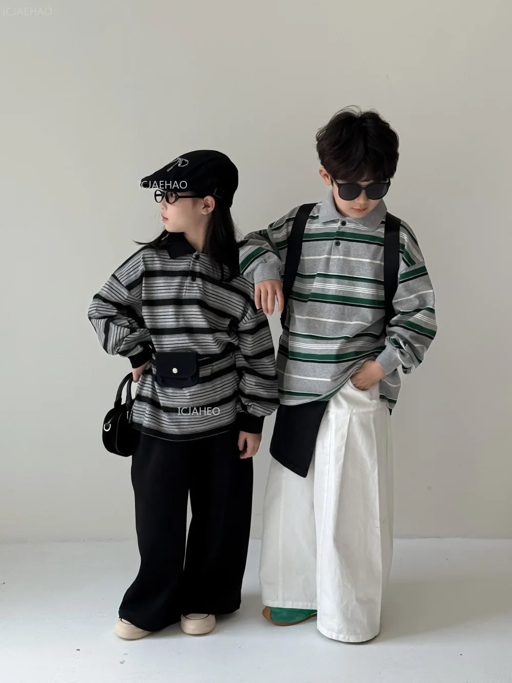 Kids Shirt Clothing Unisex Striped Long Sleeve Tops children Casual Wear Toddler Boys Girls Children Outfit Autumn Costumes