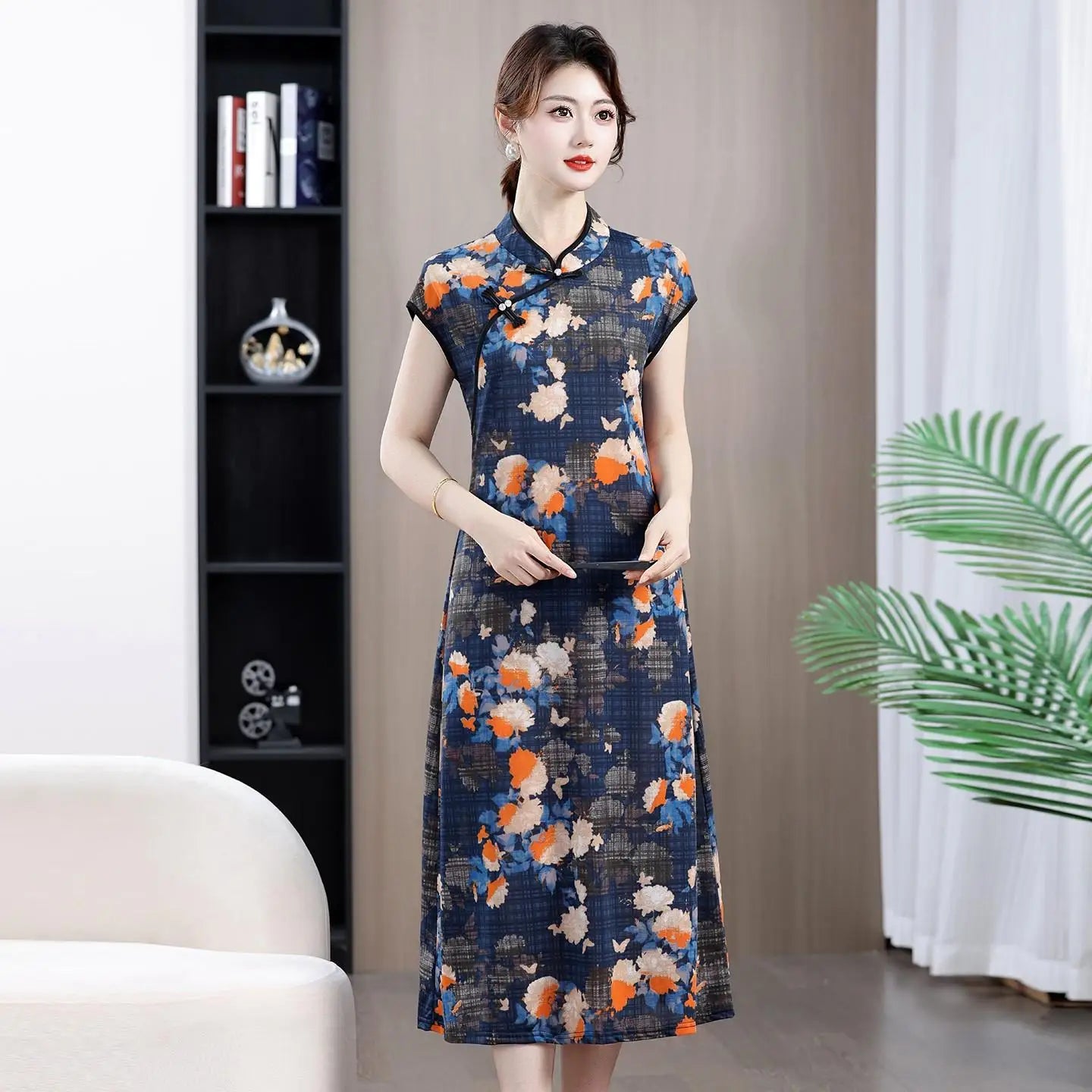 Fashion Clothes Vintage Dress for Women Clothing Streetwear Traditional Chinese Clothing Cheongsams Chinese Qipao Ethnic Style