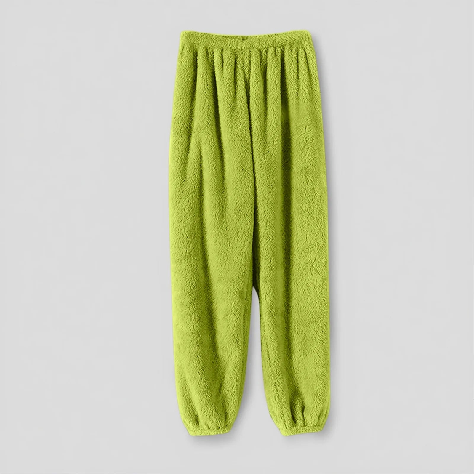 Pajamas Pants For Women Warm Winter Solid Color Sleepwear Pyjamas Plush Pants Women Nightwear Fashionable Home Wear