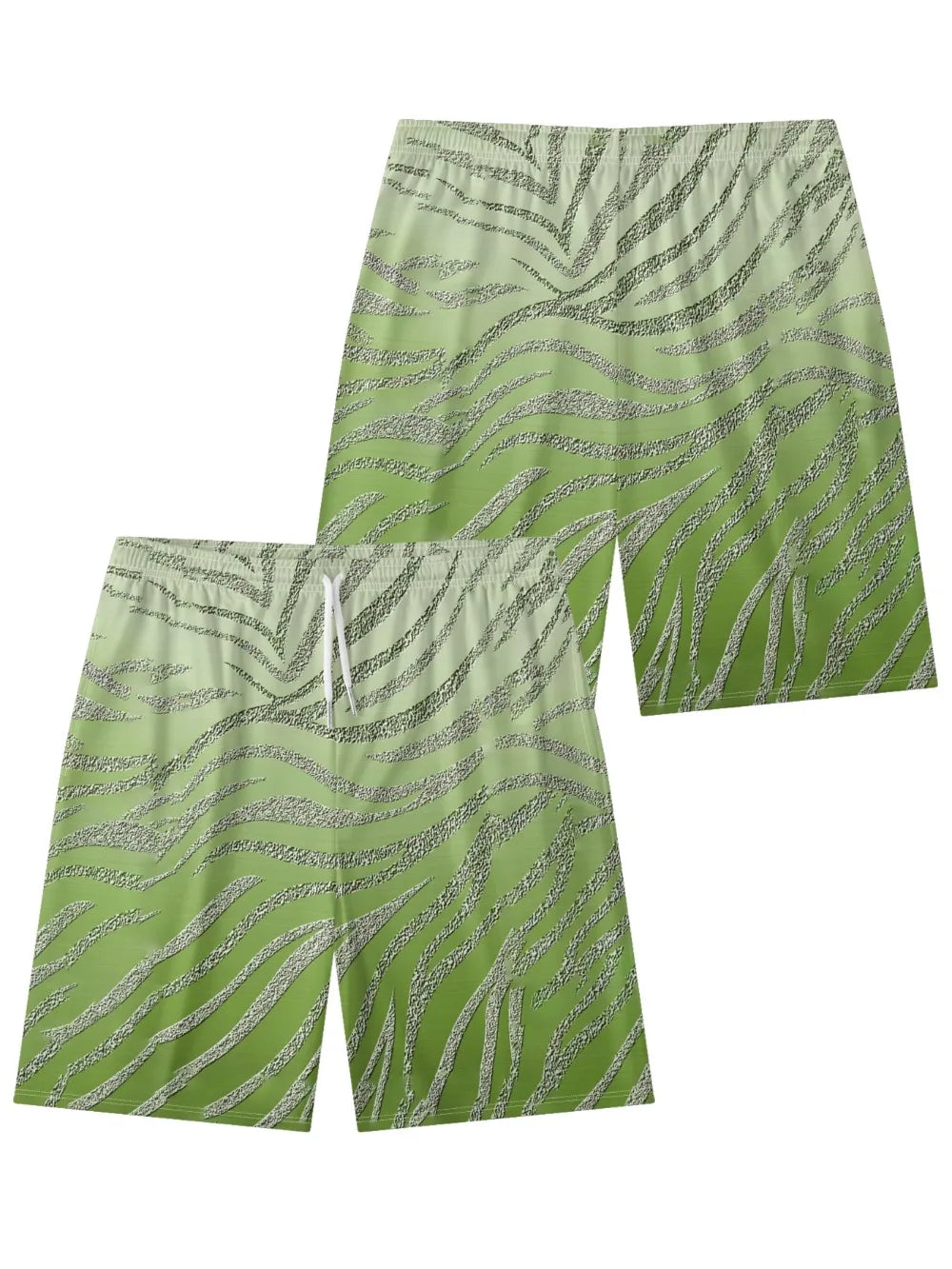 Lines Abstract Colorful Art Printed Urban Shorts Summer Essential Cool Chic Beachwear Gym Streetwear Couple All-Match Oversized