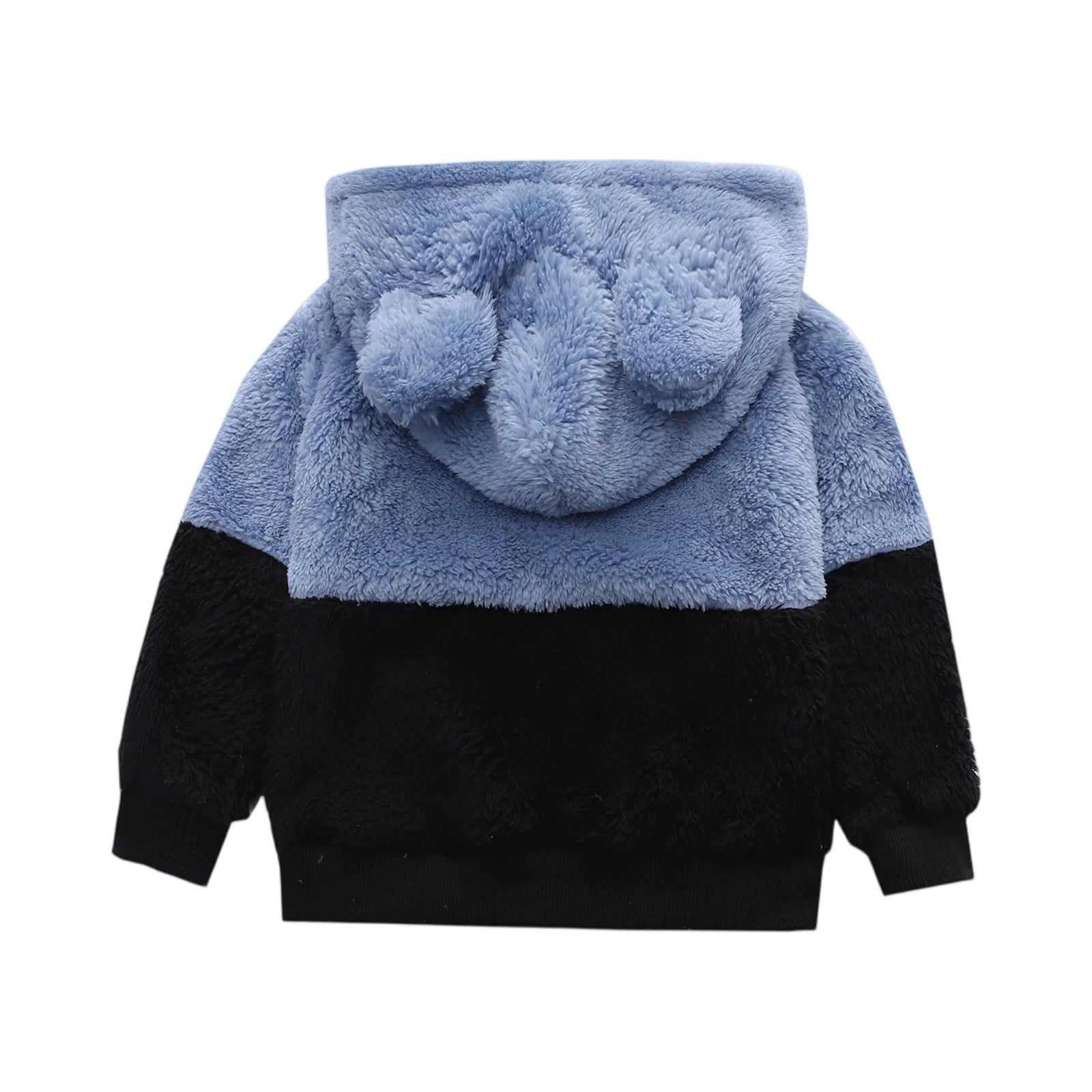 Hoodie Boys Toddler Little Boys Girls Fleec𝐞 Hoodie Pullover Sweatshirts Hooded Thick Bear Ears Shape Hoodies For Boys Age 2-8
