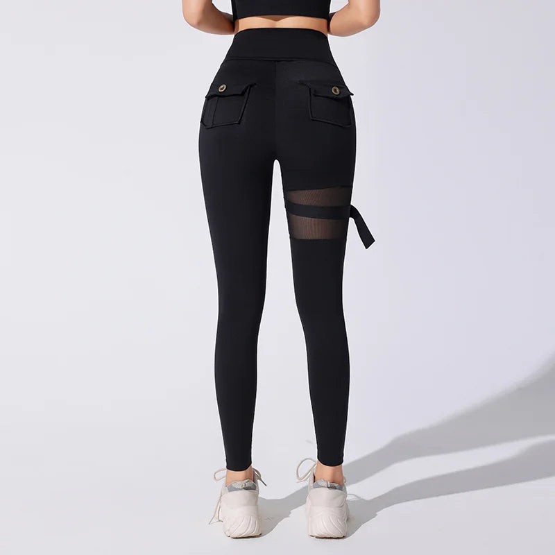 Woman New Style Hot Gym Wears Gym Training Sports Cut Leggings Fitness Women Rise Yoga Tights