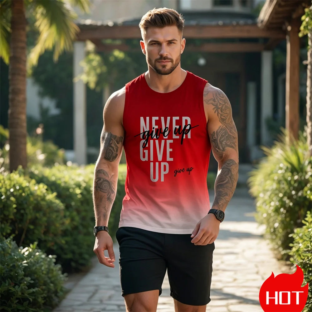 sleeveless T-shirt for man Summer men&