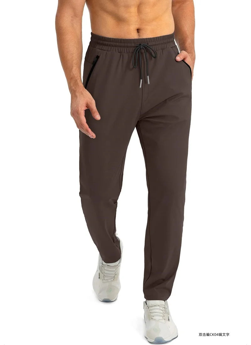 Jogging Sport Pants Sportswear Training Tracksuit Elastic Joggers Workout Athletic Trousers Gym Fitness Running Sweatpants Men