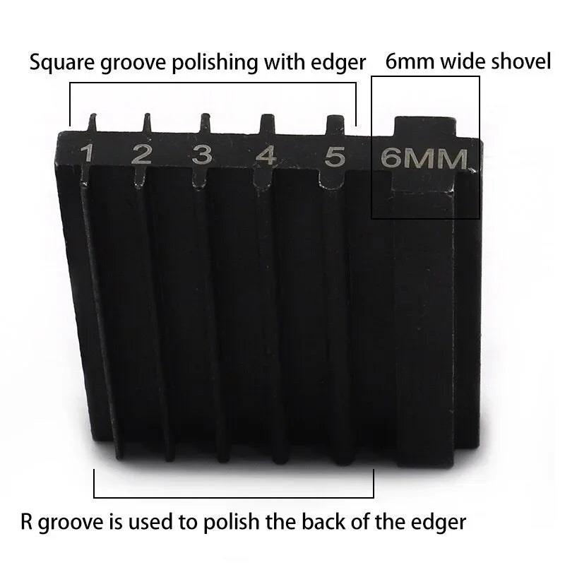 DIY Handmade Leather Tool Steel Double Side Repair Tools For Sharpening Knife Wide Shovel Edger Skiving Cutting Craft