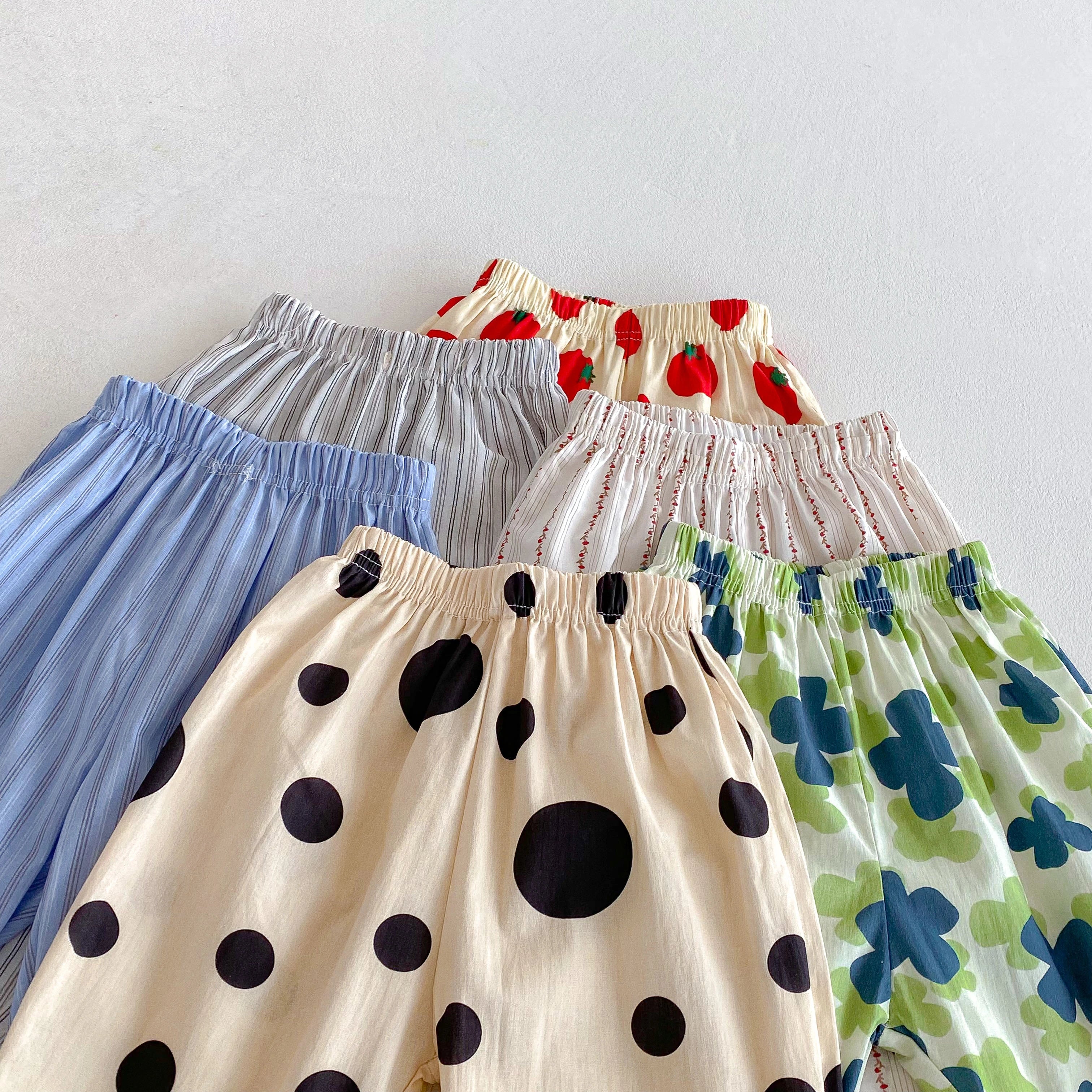 1-6 Year Old Kids Clothing Summer Thin Casual Trousers Fashion Korean Style Children Haren Pants Toddler Costume Child Long Pant