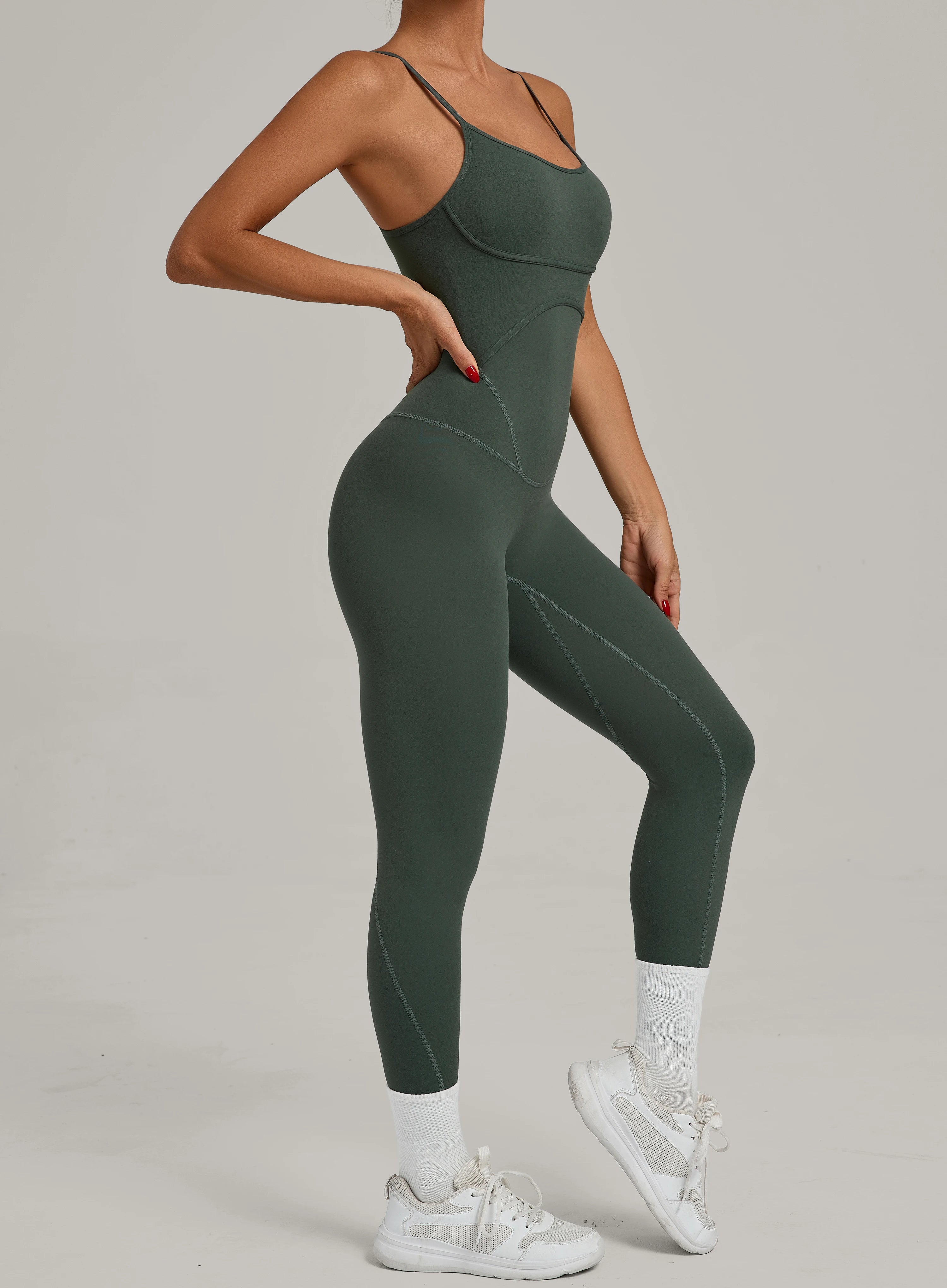Padded One-Piece Yoga Clothes Sportswear Women&