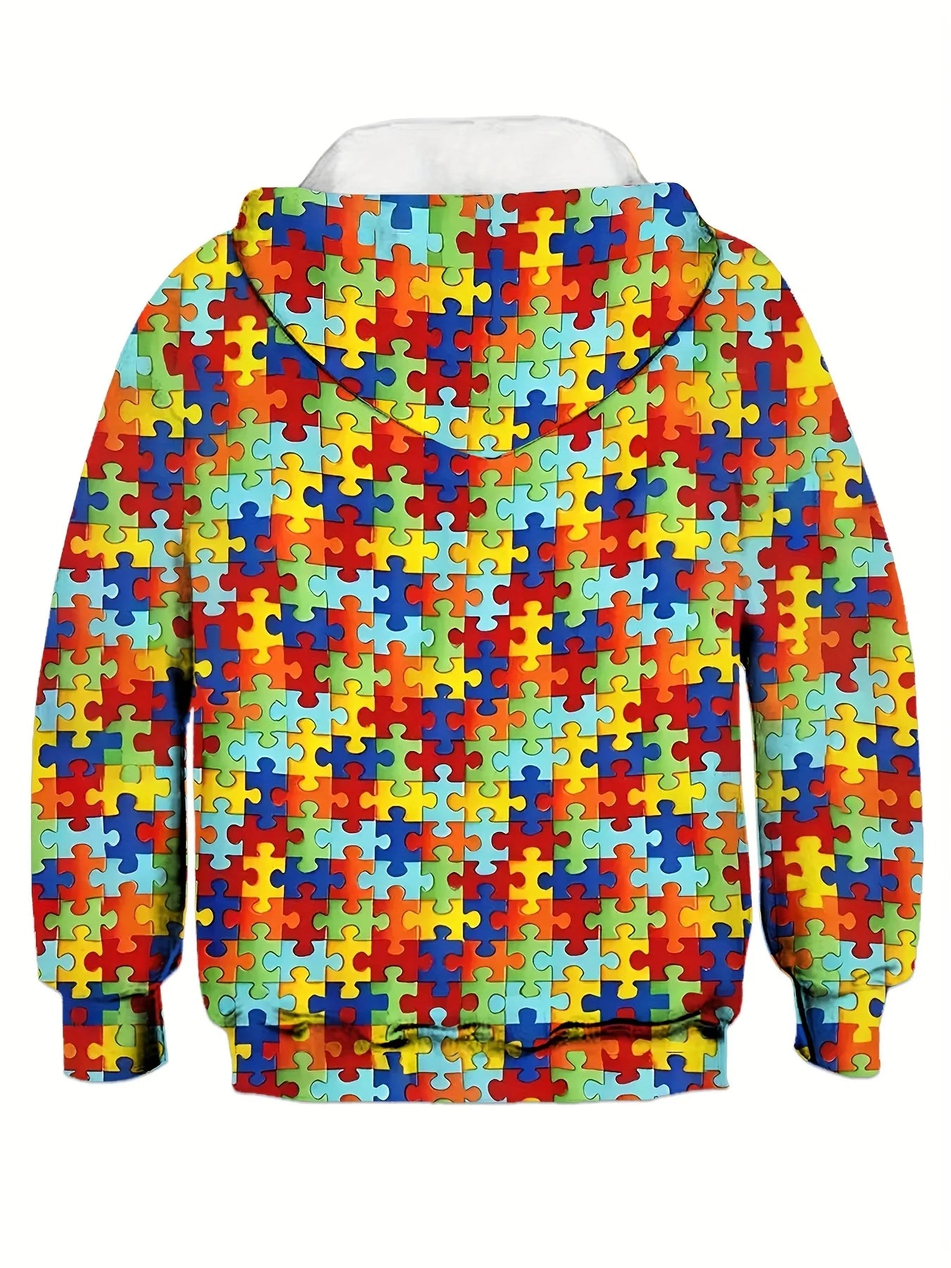 Kids Clothes Boy Hoodies Girl Clothes Long Sleeve Building Block Print Casual Kids Summer Autumn Clothes Top Children&
