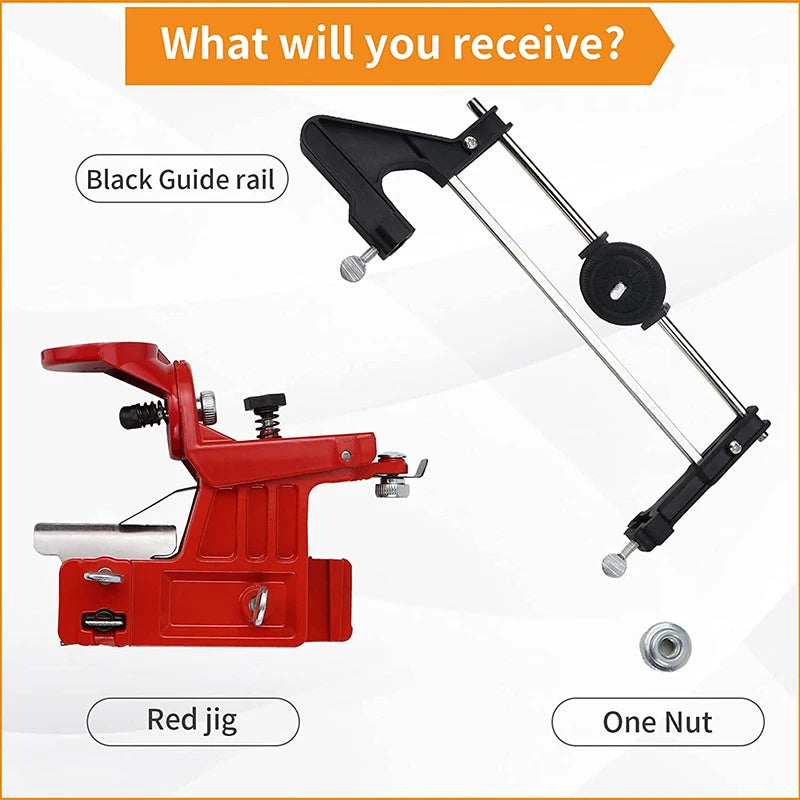 NEW Chainsaw Sharpener Manual Chainsaw Chain Sharpening Chain Saw Sharpen Tool for Most Chain Saws Electric Saws Garden Tools