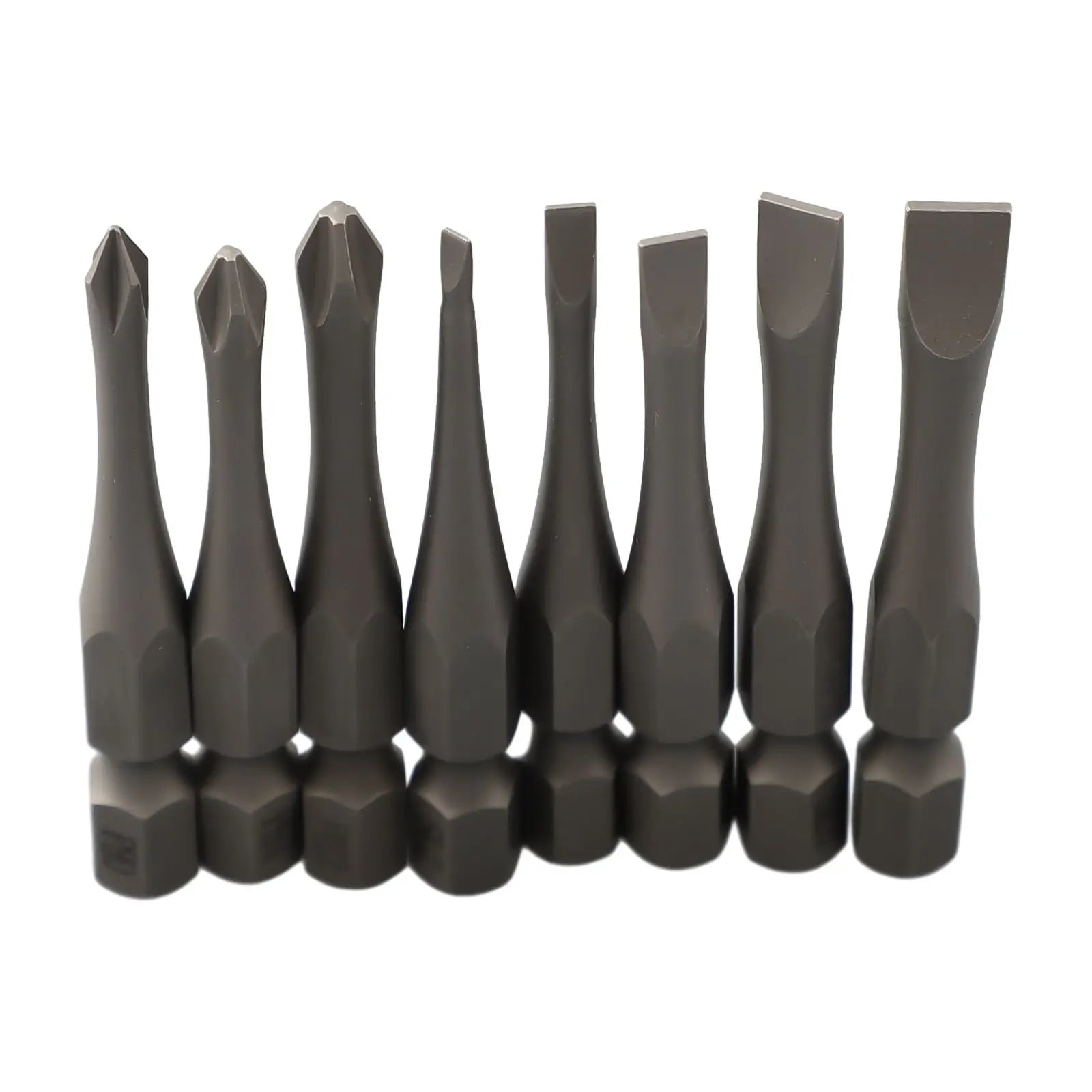 1pc 50mm Length 1/4Inch Hex Slotted Cross Screwdriver Bits PH1 PH2 PH3 SL3 SL4 SL5 SL6 Alloy Steel Electric Screw Drivers Tools