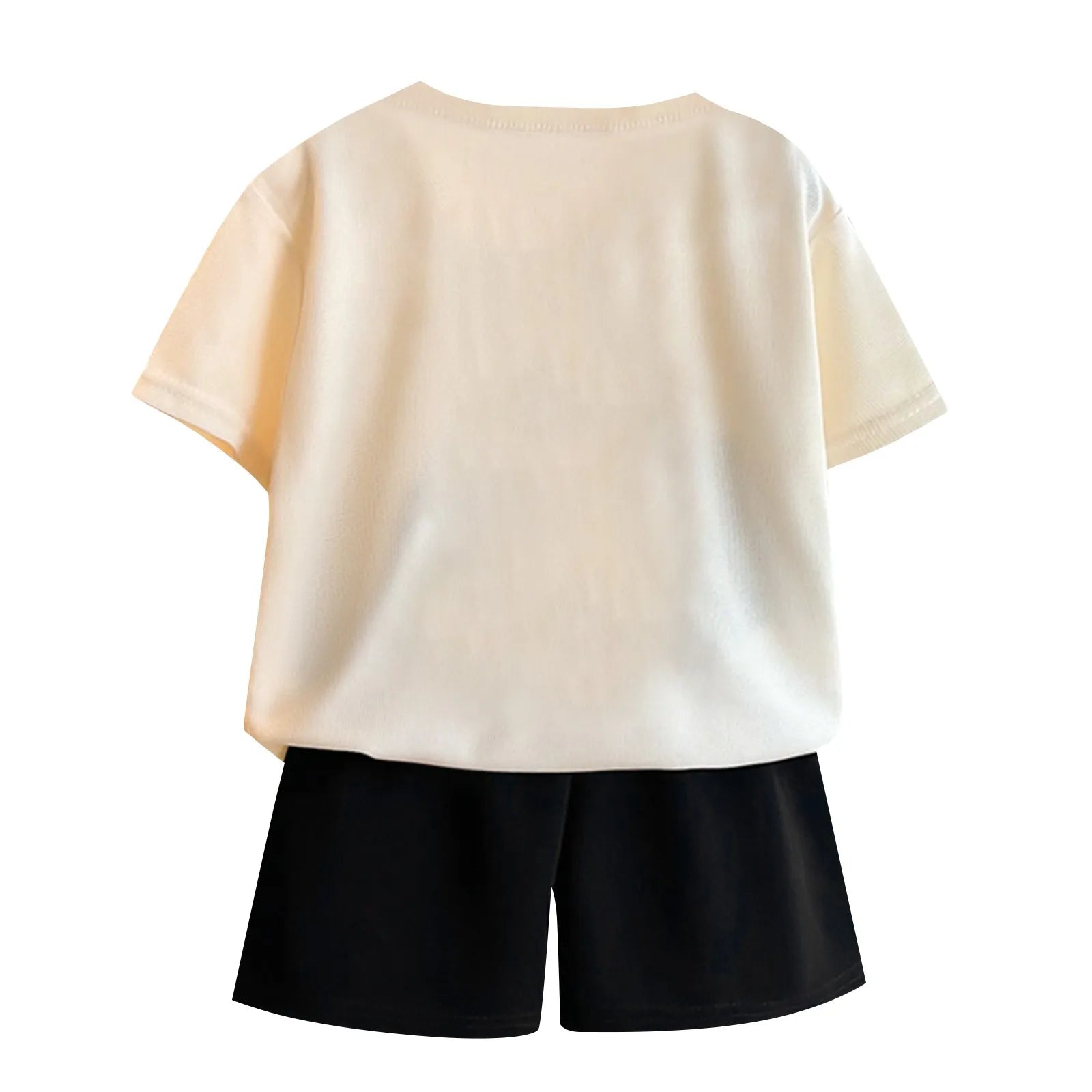 Boys Girls Cartoon Clothing Set Toddler Essentials Breathable Short Sleeve T-shirt Summer Outfit Soft Casual Loose Kids Shorts
