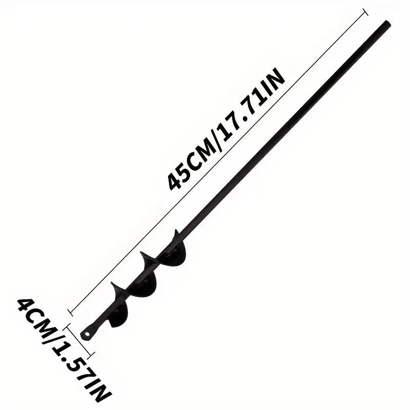 Ground Drill Bit - Detachable Spiral Rod - Garden Vegetable Loosening, Soil Planting, Seedling Transplanting Tools