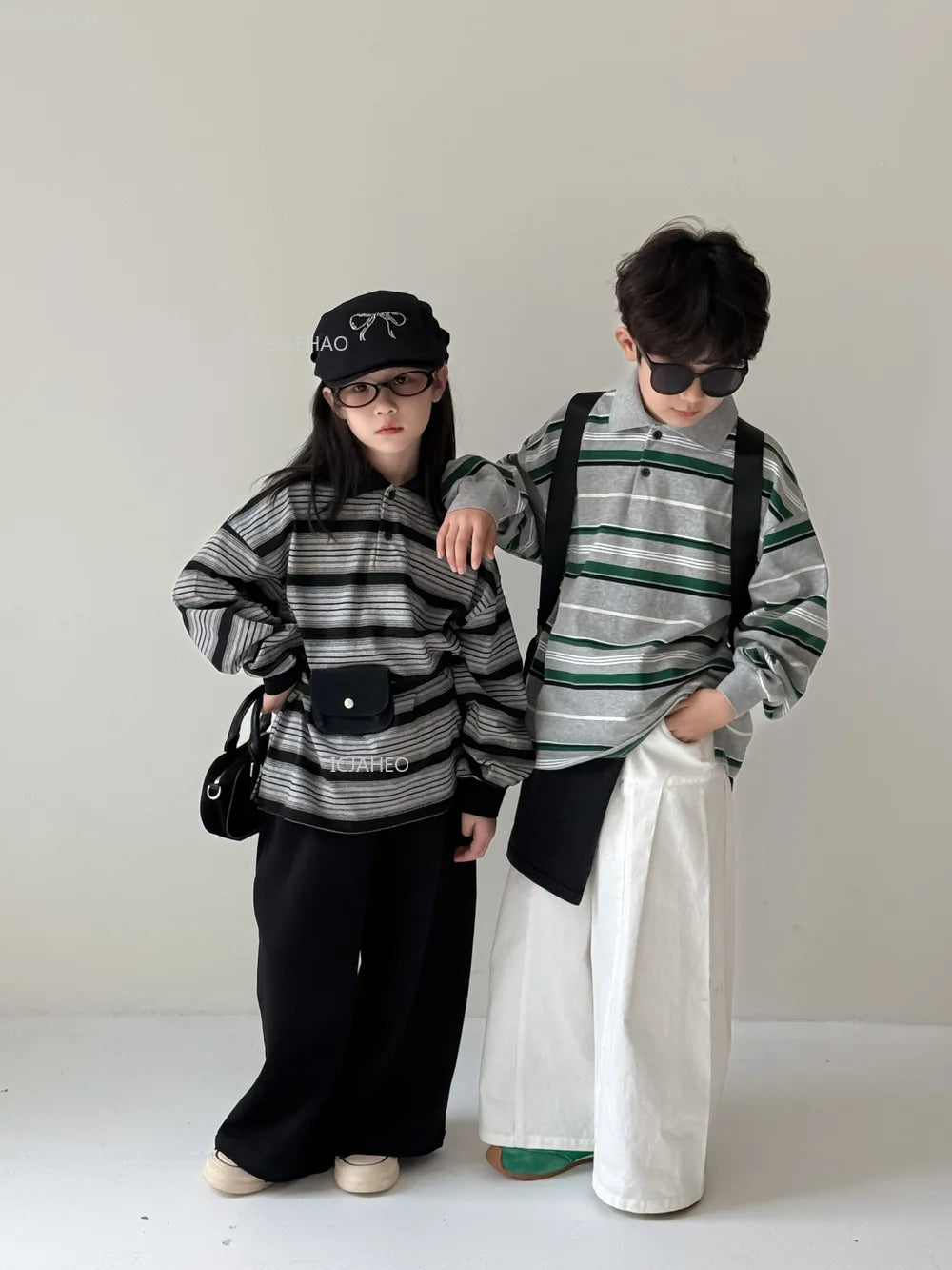 Kids Shirt Clothing Unisex Striped Long Sleeve Tops children Casual Wear Toddler Boys Girls Children Outfit Autumn Costumes